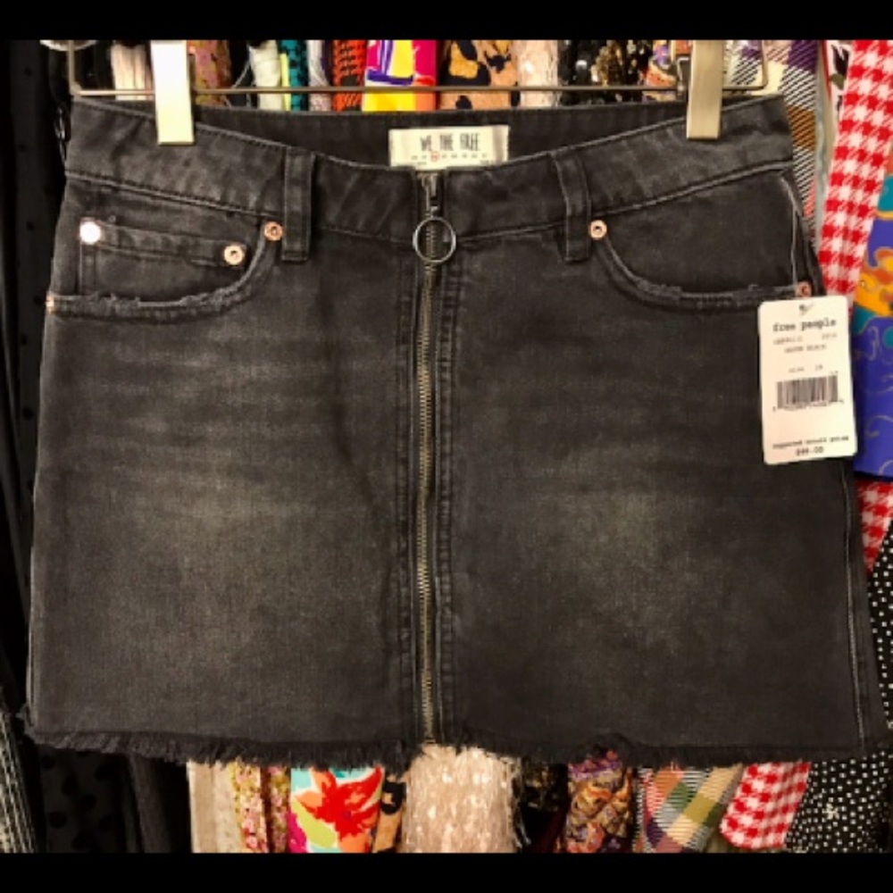 FREE PEOPLE denim skirt
